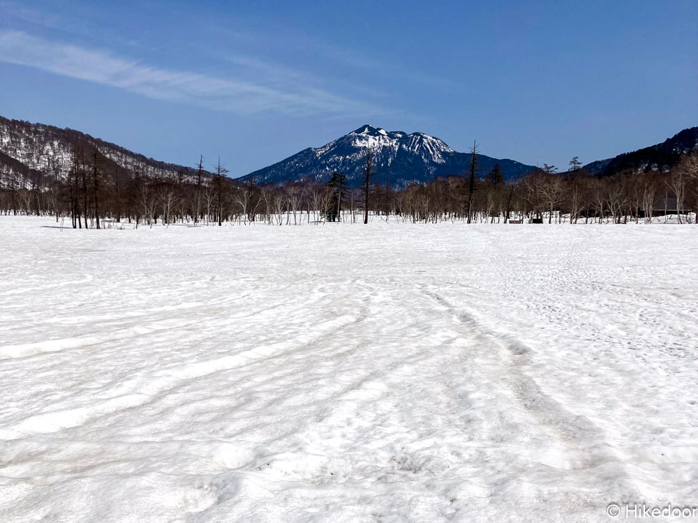 残雪期の尾瀬ヶ原