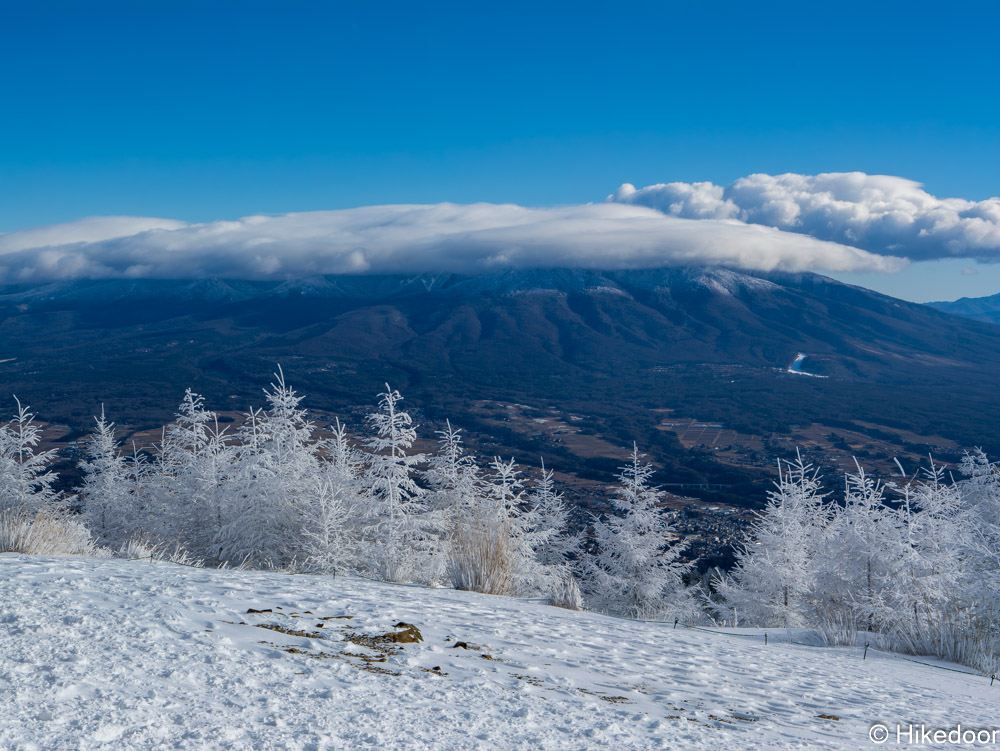 入笠山山頂かみる八ヶ岳