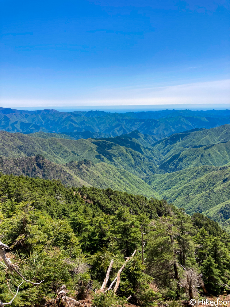 山深い奈良の山々