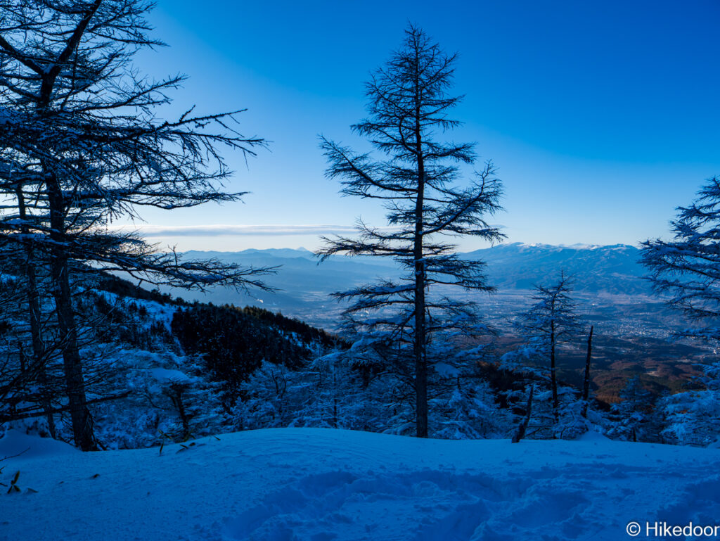 車坂山から佐久市方面