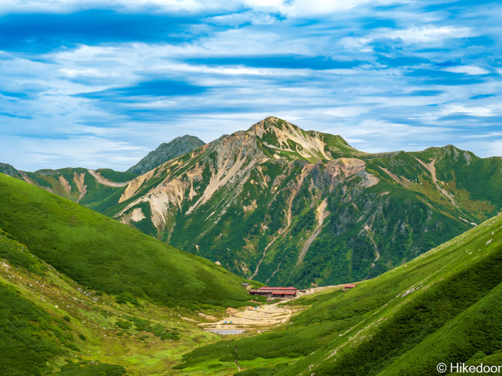 双六谷と鷲羽岳