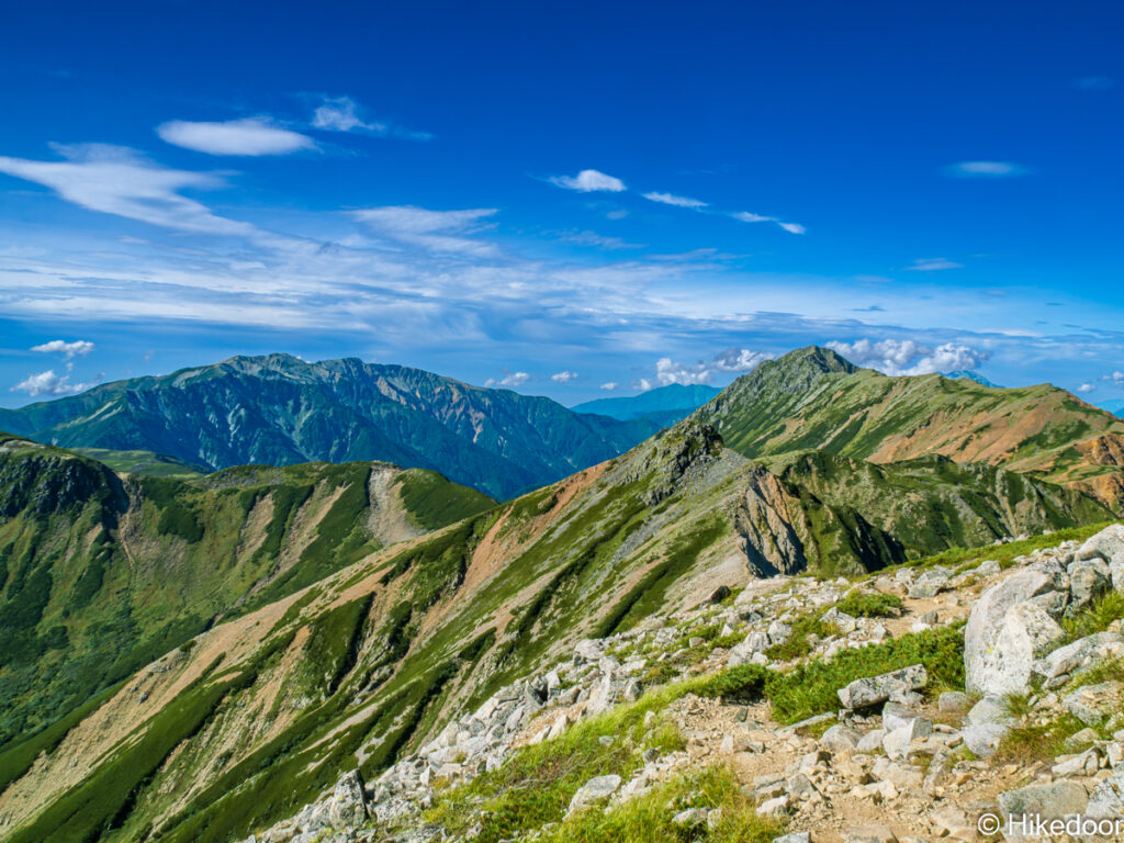 薬師岳と水晶岳