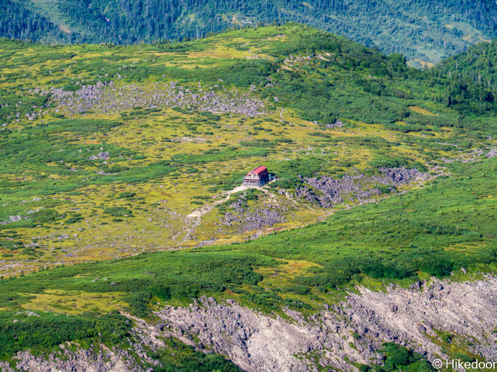 鷲羽方面から雲ノ平
