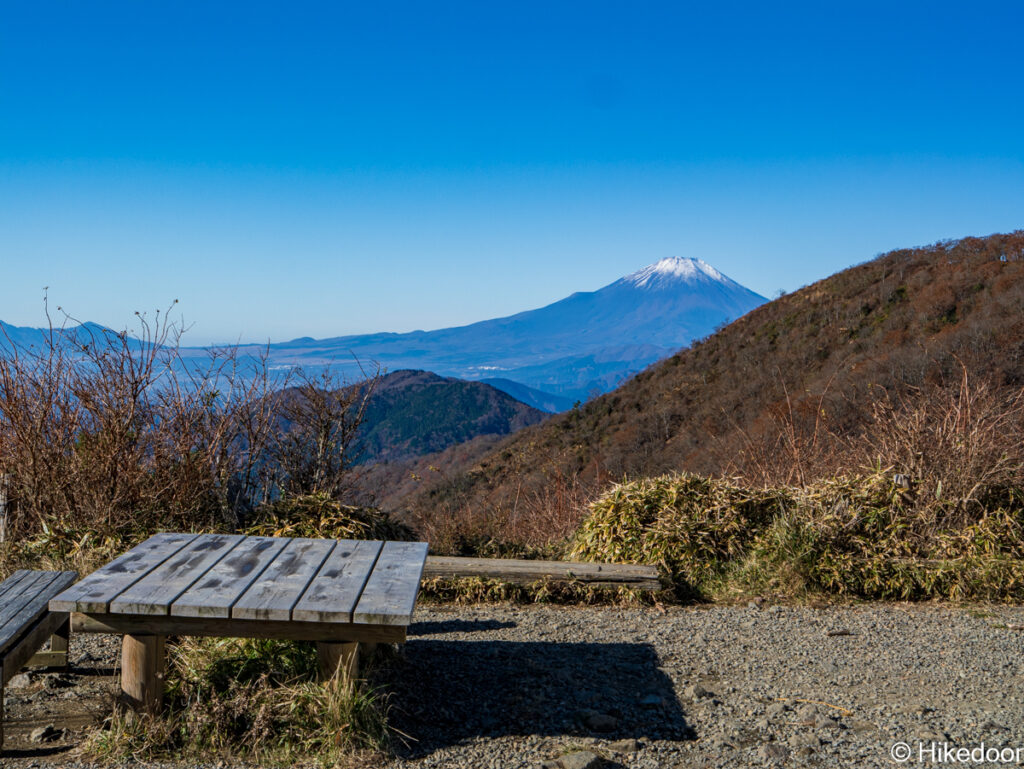 花立山荘からの富士山