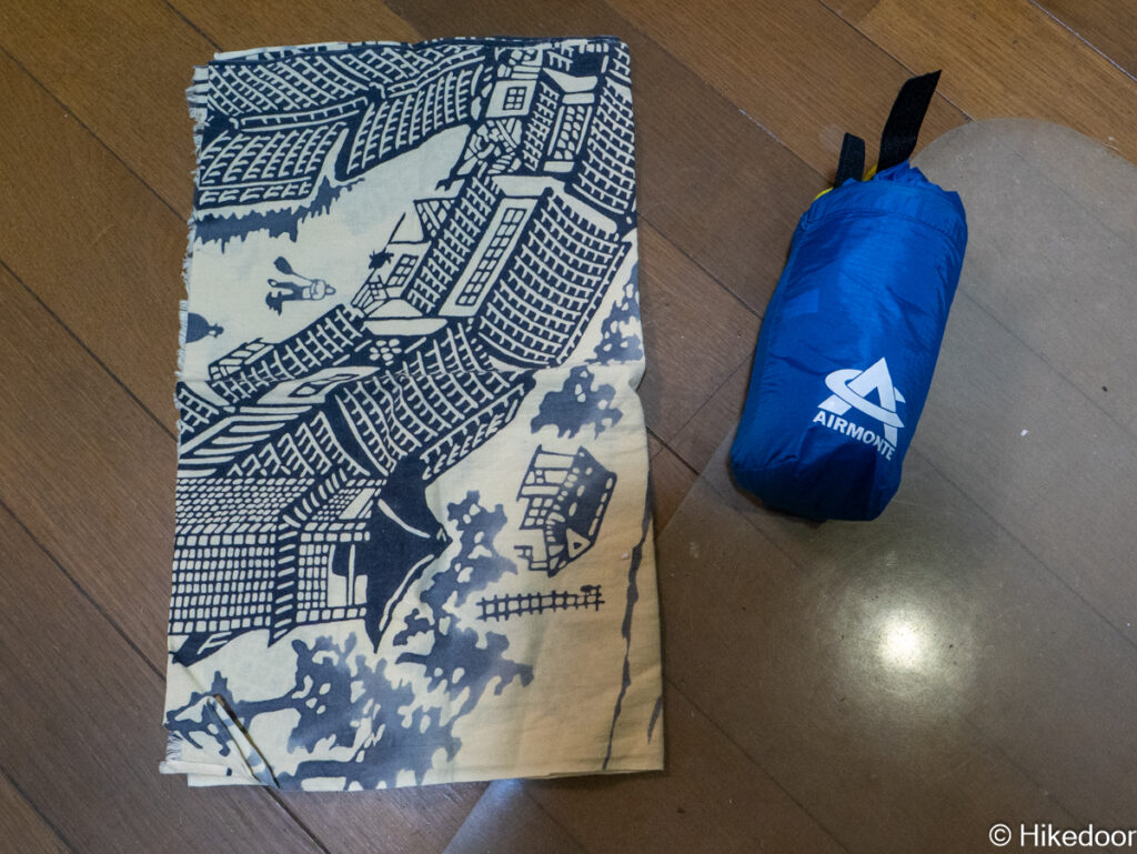 手ぬぐいとツエルト